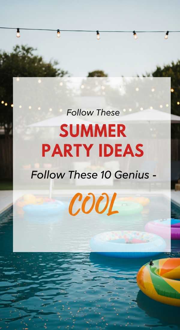 Follow These 10 Genius Summer Party Ideas For Your Backyard 69ee4b54e3e1e