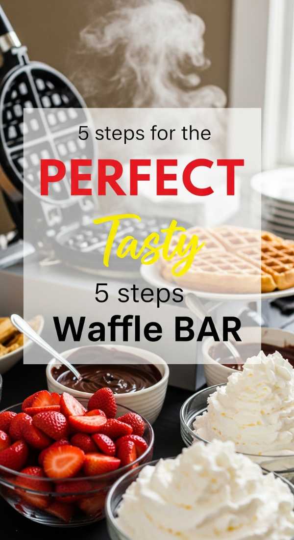 Follow These 5 Steps For The Perfect Waffle Bar 69f0cce1814bb