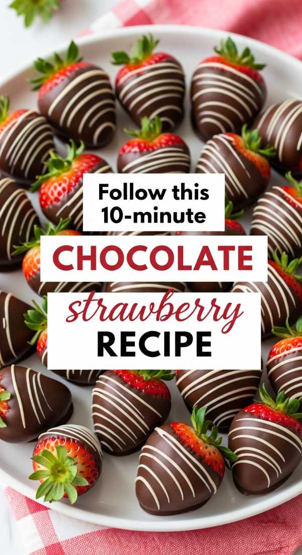 Follow This 10 Minute Chocolate Covered Strawberries Recipe 69e853d72ed22