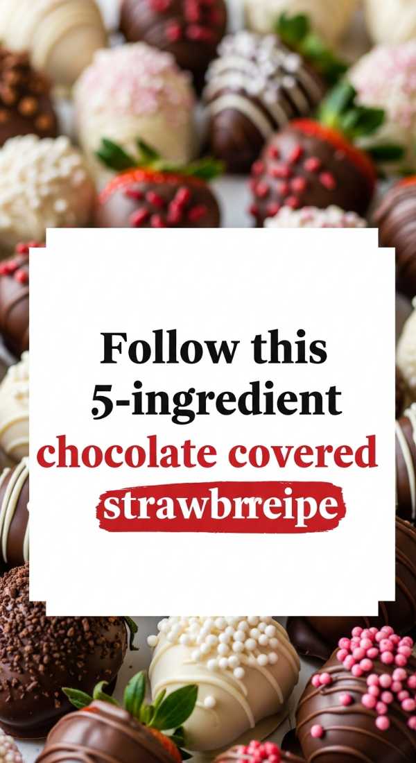 Follow This 5 Ingredient Chocolate Covered Strawberries Recipe 69f05ac50fee3
