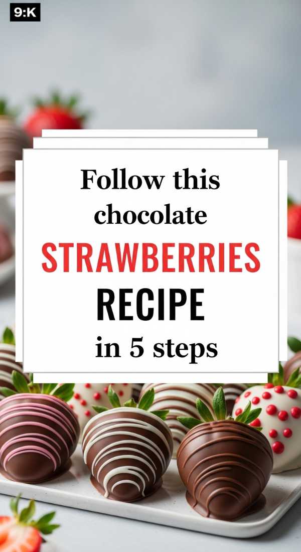 Follow This Chocolate Covered Strawberries Recipe In 5 Steps 69e46e461e8b3