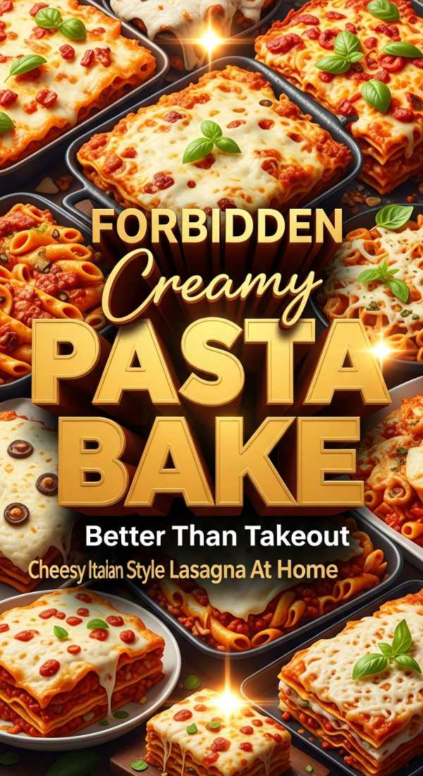 Forbidden Creamy Pasta Bake Better Than Takeout Cheesy Italian Style Lasagna At Home 69e4a70e3d00e