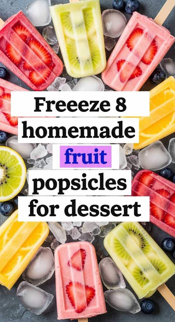 Freeze 8 Homemade Fruit Popsicles For Dessert 69e9b6deab045