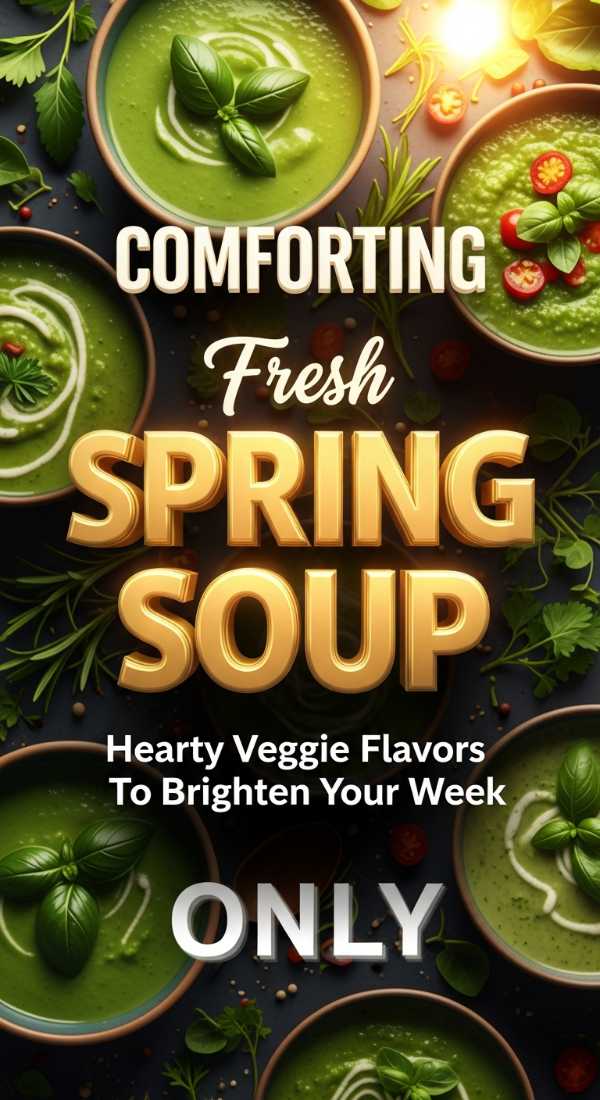 Fresh And Healthy Spring Green Soup