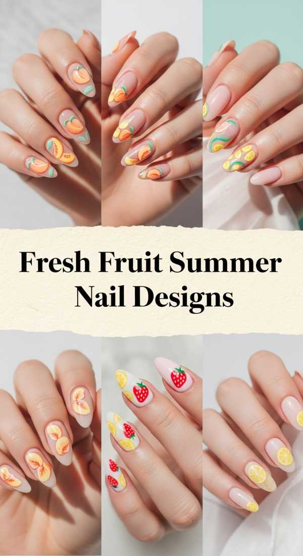Fresh Fruit Summer Nail Designs 69e350ecdb4e0