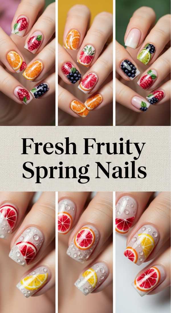 Fresh Fruity Spring Nails 69e5f3e2e239c