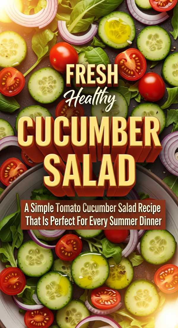 Fresh Healthy Tomato Cucumber Salad 69ef8e4d0f2b3