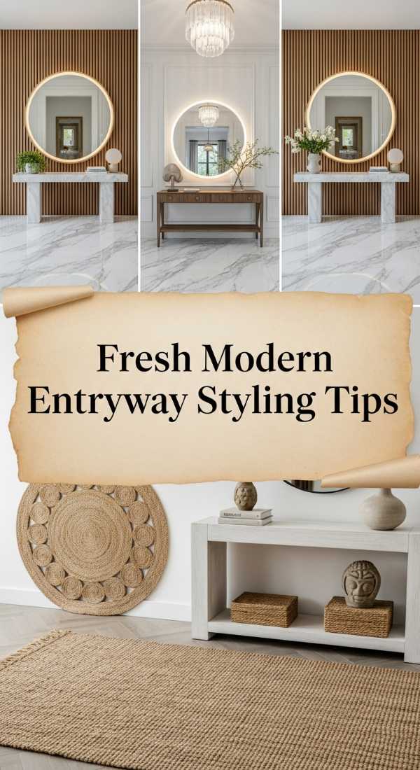 Fresh Modern Entryway Styling Tips 69e9b0fe957a1