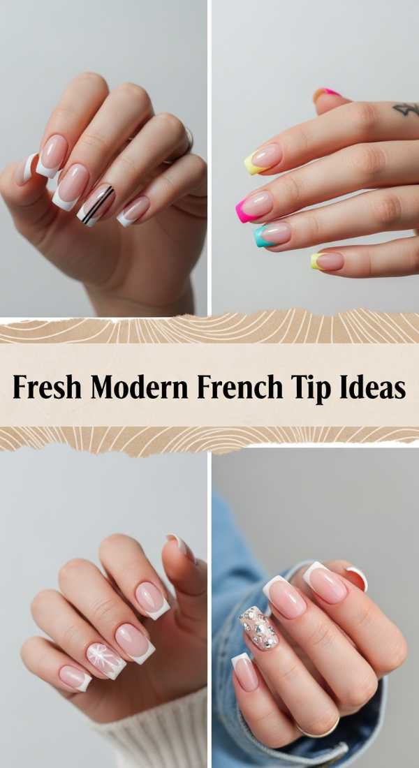 Fresh Modern French Tip Ideas 69e72ccd3f120