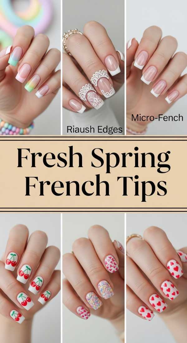 Fresh Spring French Tips 69e72cca1c1ec