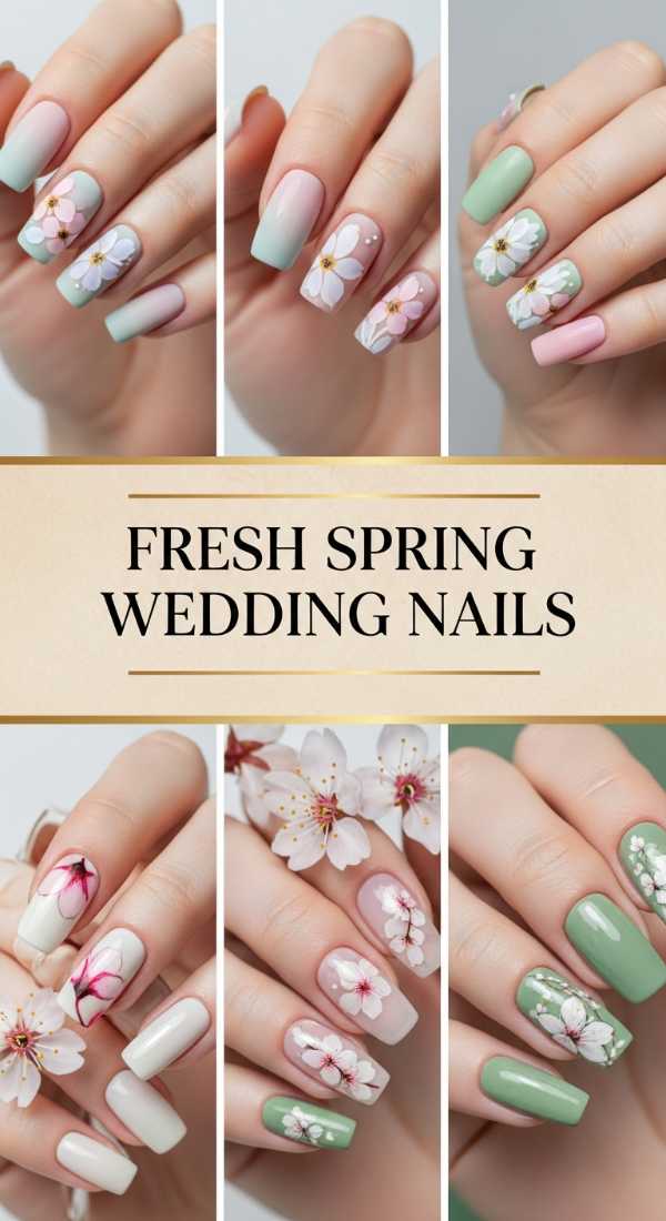 Fresh Spring Wedding Nails 69df1baa9e9da
