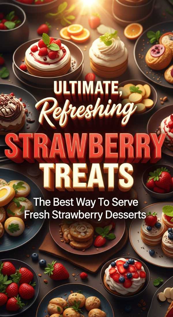 Fresh Strawberry Desserts For Summer 69ee4208ac368