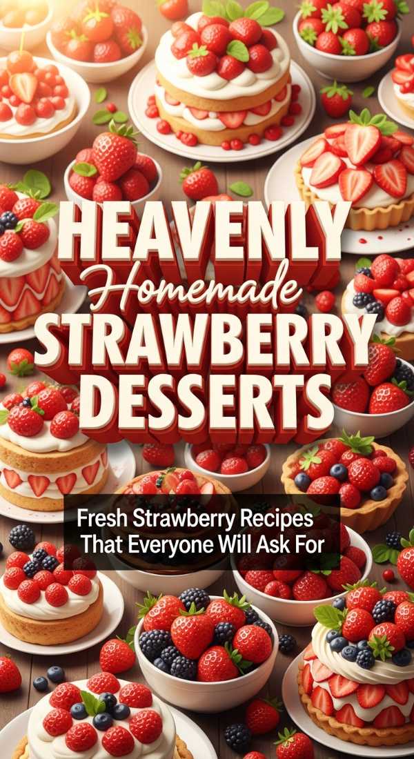 Fresh Strawberry Recipes That Everyone Will Ask For