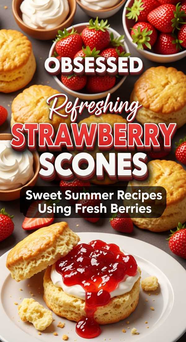 Fresh Strawberry Scone Recipes For A Summer Party 69eb22e0d8d0f