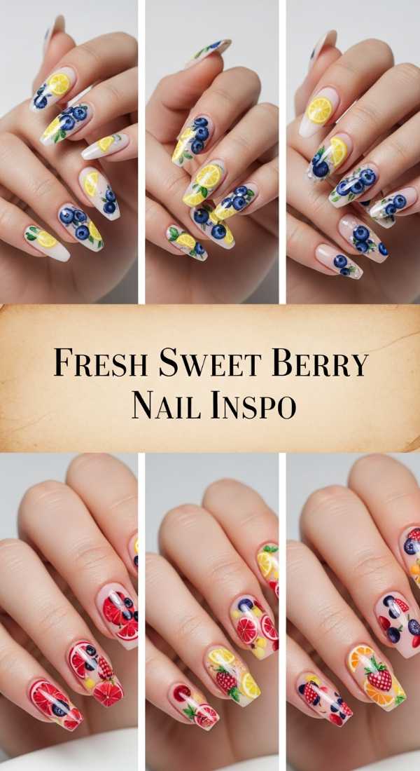 Spring Mani Magic: The Dreamiest Nail Aesthetics to Try This Season Fresh Sweet Berry Nail Inspo 69df3acb85ac2