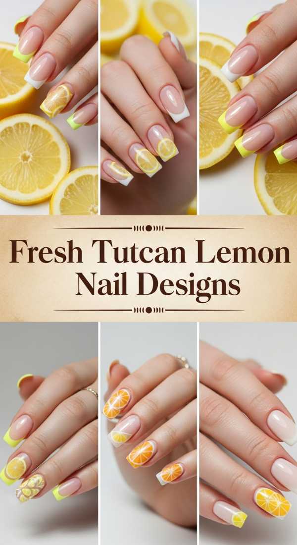 Fresh Tuscan Lemon Nail Designs 69ecf88234718
