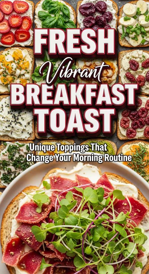 Fresh Vibrant Breakfast Toast Creations 69e8643f45f87