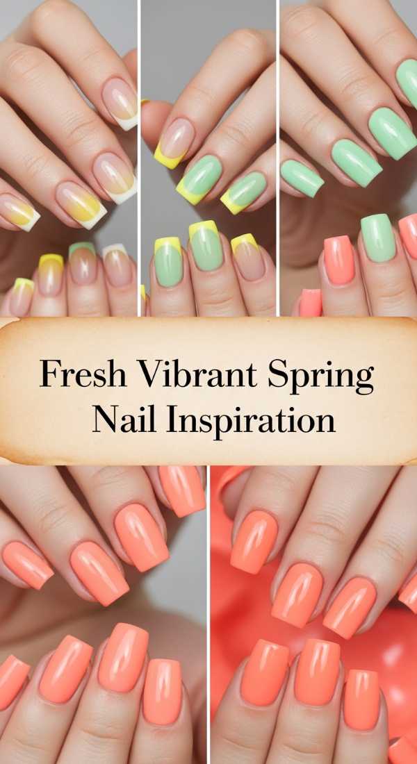 Fresh Vibrant Spring Nail Inspiration 69df3abc505c3