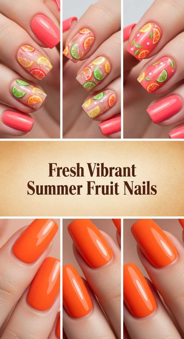 Fresh Vibrant Summer Fruit Nails 69e4c0e649492