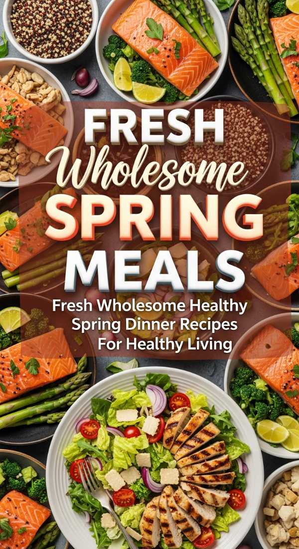 Fresh Wholesome Healthy Spring Dinner Recipes For Healthy Living 69ef0281e1089