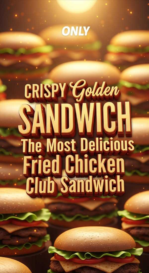 Fried Chicken Club Sandwich For Summer Lunch 69edba4482228