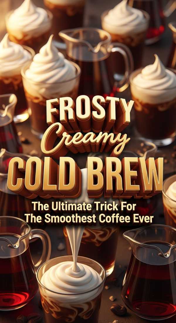 Frosty Creamy Cold Brew The Ultimate Trick For The Smoothest Coffee Ever 69edb8f7e9e6c