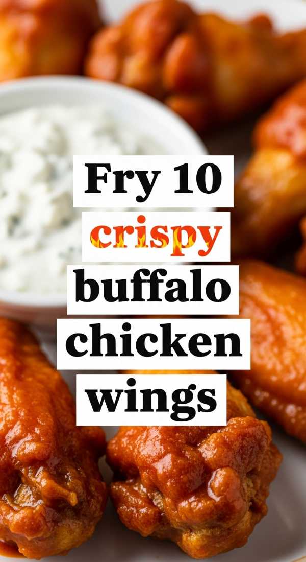 Fry 10 Crispy Buffalo Chicken Wings 69eb7e1e40903