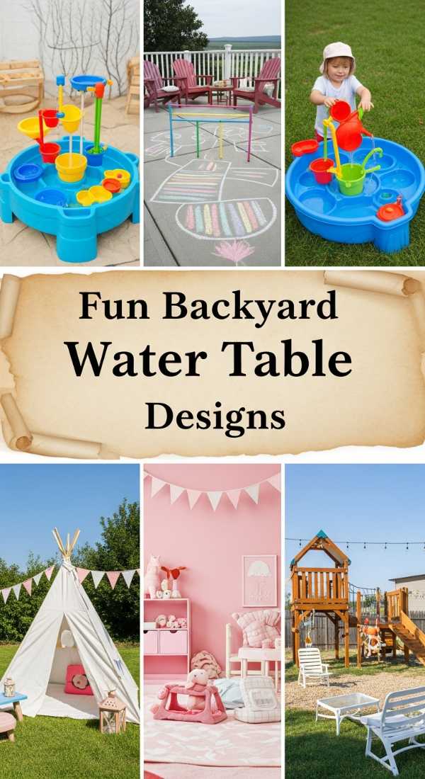 Beyond the Gates: Designing Your Ultimate Luxury Home and Garden Sanctuary Fun Backyard Water Table Designs 69e77795d48e3