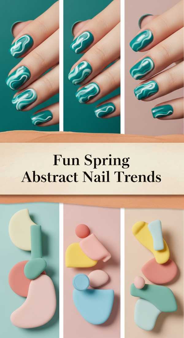 Fun Spring Abstract Nail Trends 69f32d5ac593e