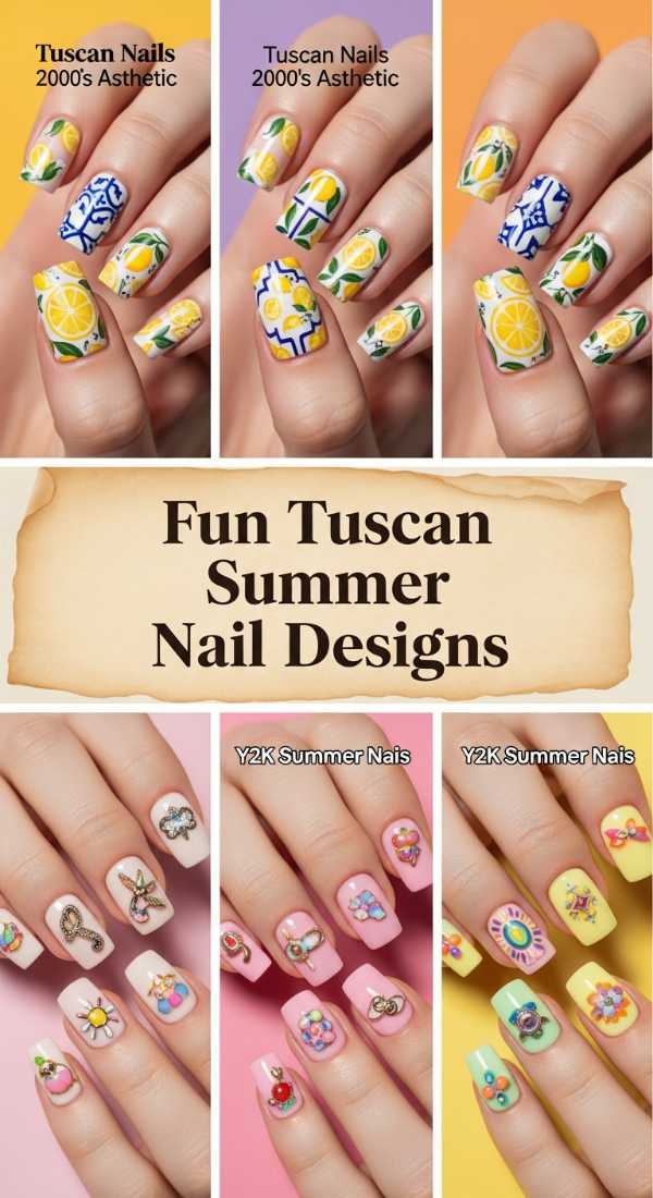 Fun Tuscan Summer Nail Designs 69ee418e1e55a