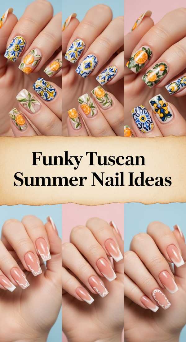 Funky Tuscan Summer Nail Ideas 69f32b8d28c43