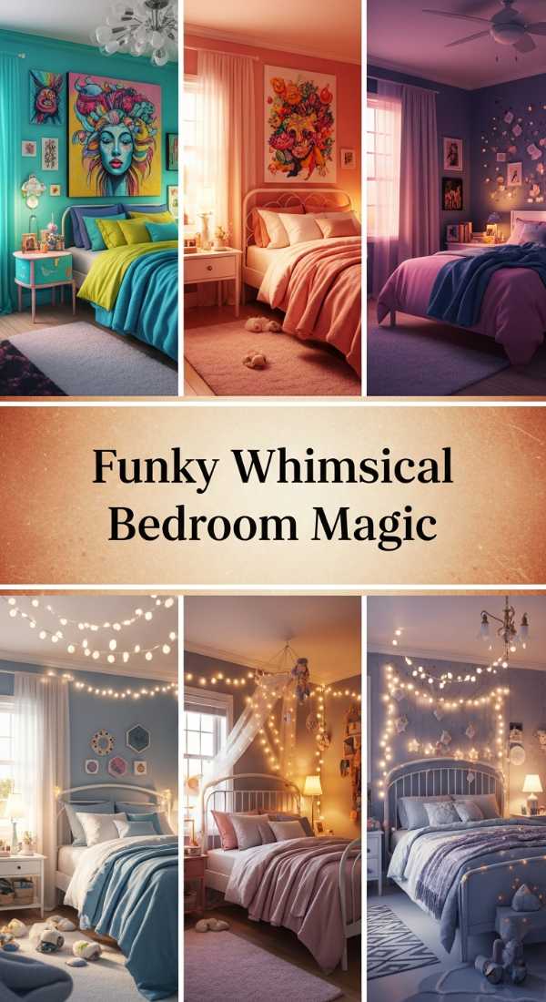 Funky Whimsical Bedroom Magic 69ea60a2df0c4