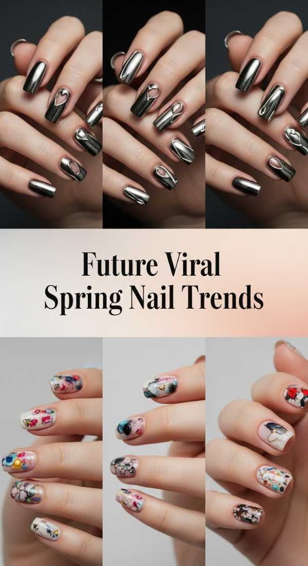 Future Florals & Neon Pastels: The Spring 2026 Nail Aesthetic Blueprint Future Viral Spring Nail Trends 69df3aca9d677