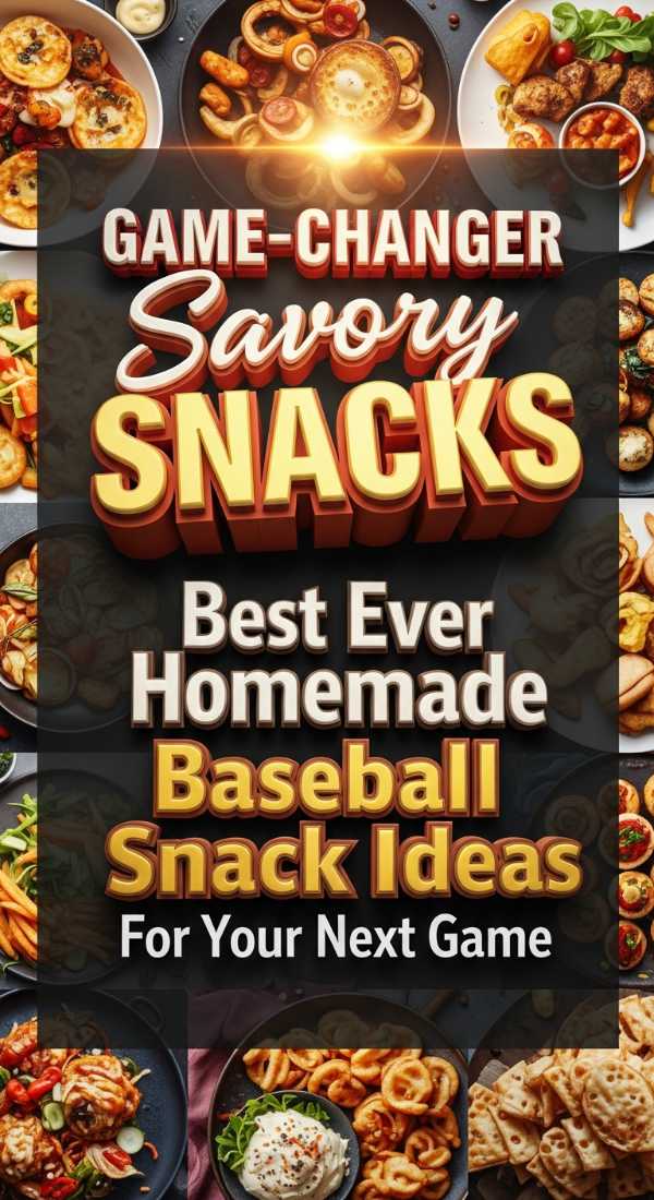 Game Changer Savory Snacks Best Ever Homemade Baseball Snack Ideas For Your Next Game 69f2010822168