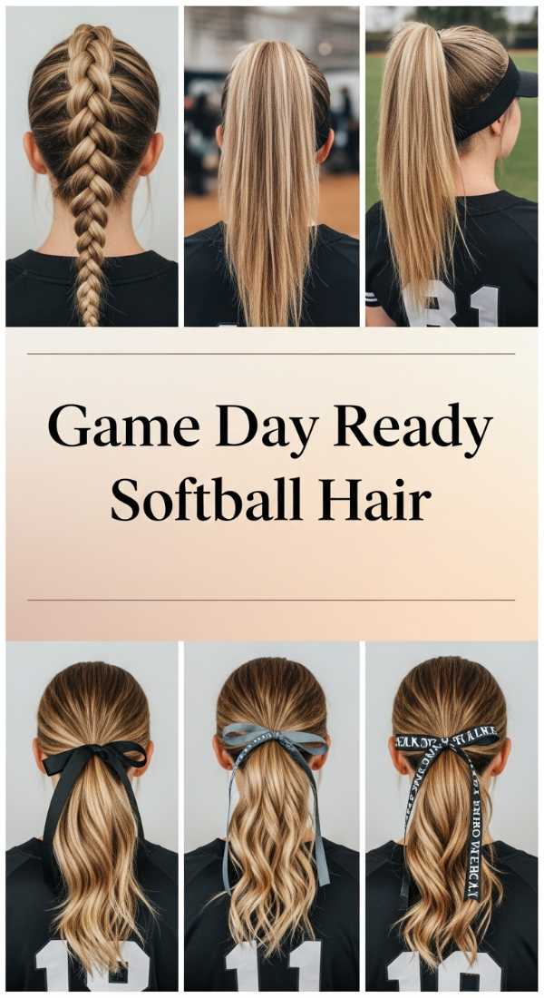 Game Day Ready Softball Hair 69eb965e6a324