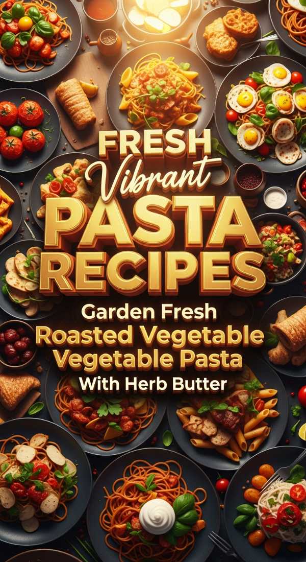 Garden Fresh Roasted Vegetable Pasta With Herb Butter 69e9bba023211