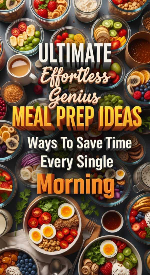 Genius Effortless Breakfast Meal Prep Ideas To Save Time 69eca8bab06b0