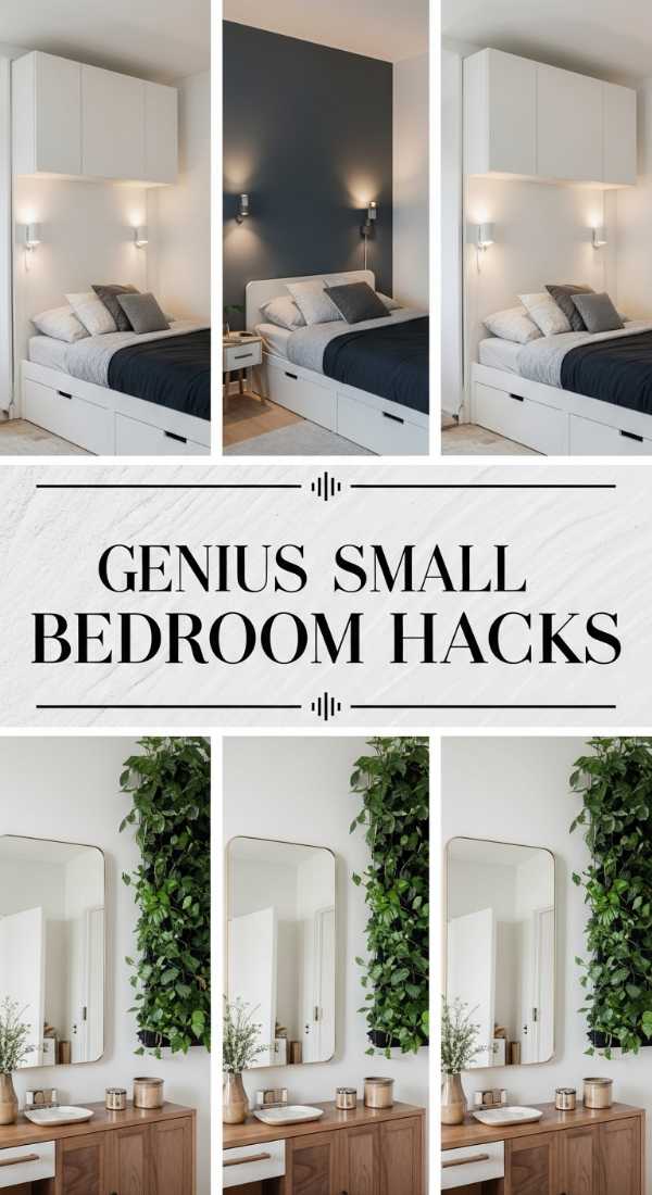 Genius Small Bedroom Hacks 69e3b6ef88a05