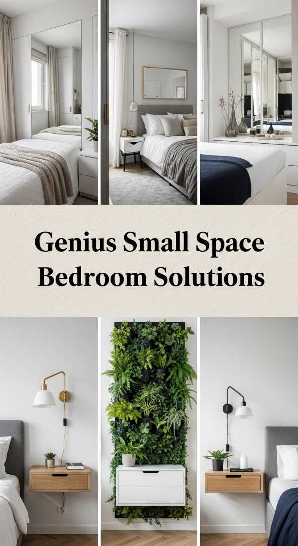 Genius Small Space Bedroom Solutions 69e777b20a668