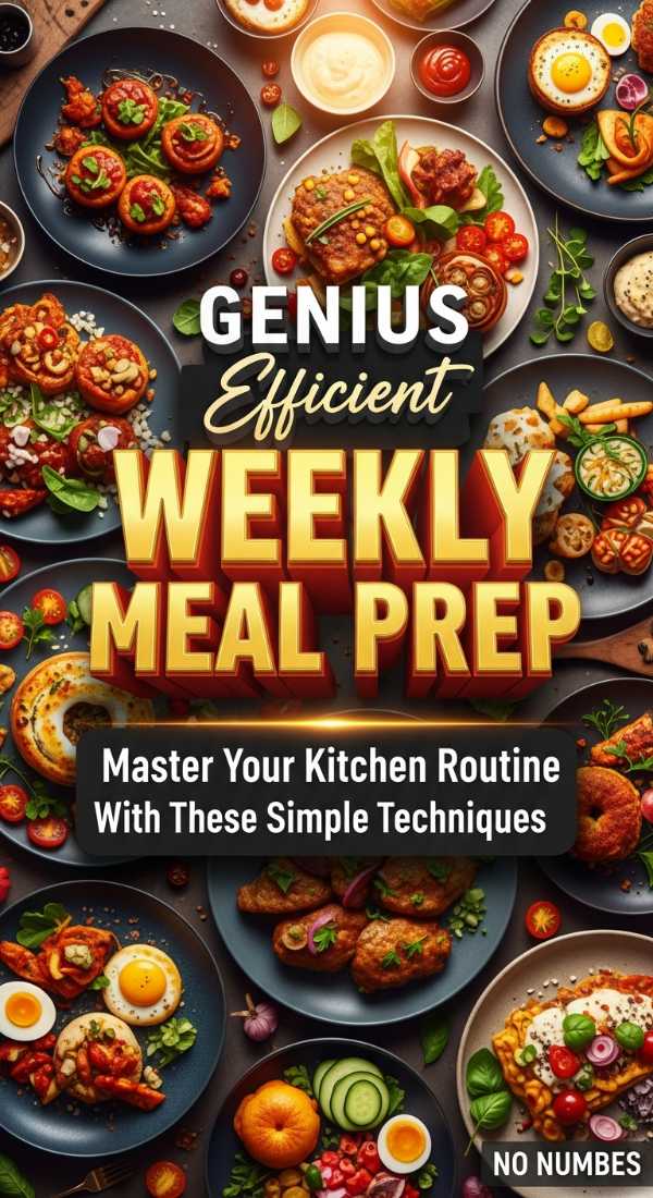 Genius Weekly Meal Prep For Busy Schedules 69f061f936e02