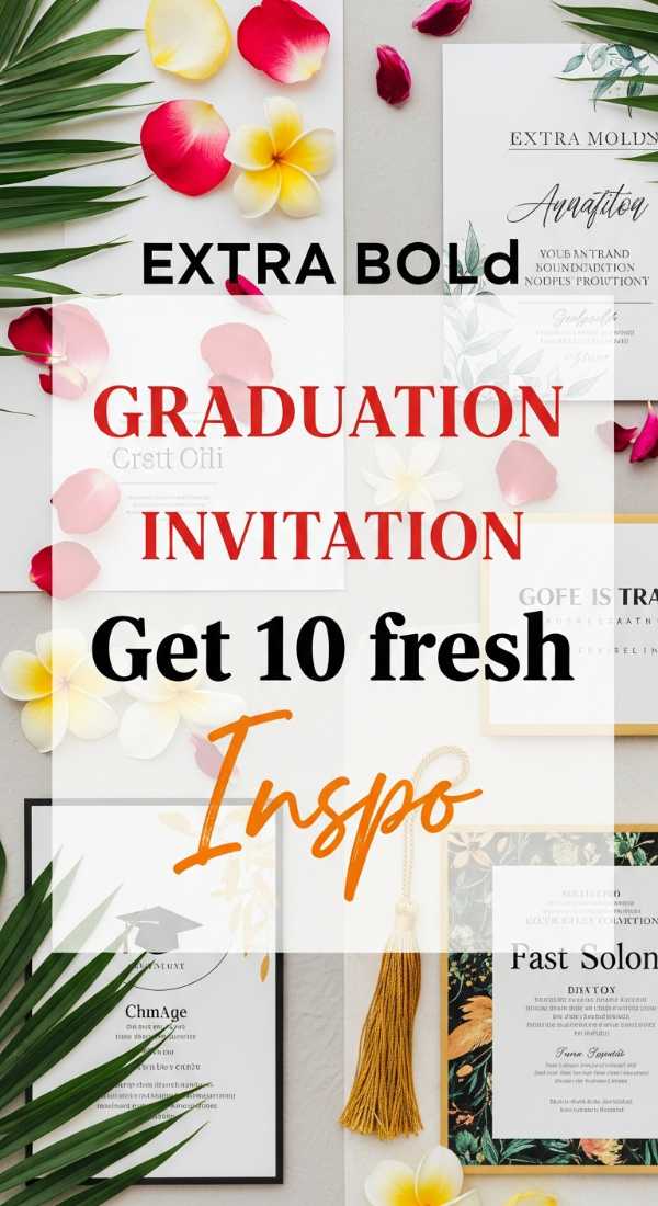 Get 10 Fresh Graduation Invitation Inspo Looks For Your Big Day 69e9f7fac2be6