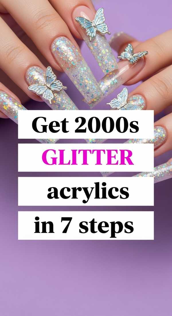 Get 2000s Glitter Acrylics In 7 Steps 69eba3a8ee7df