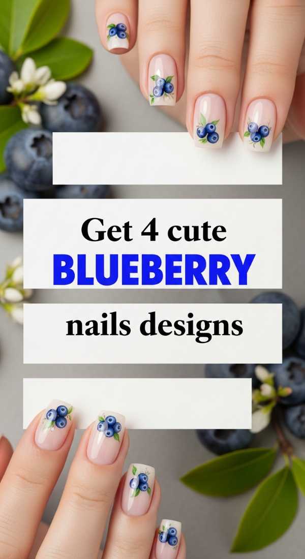 Get 4 Cute Blueberry Nails Designs 69efaf9215332