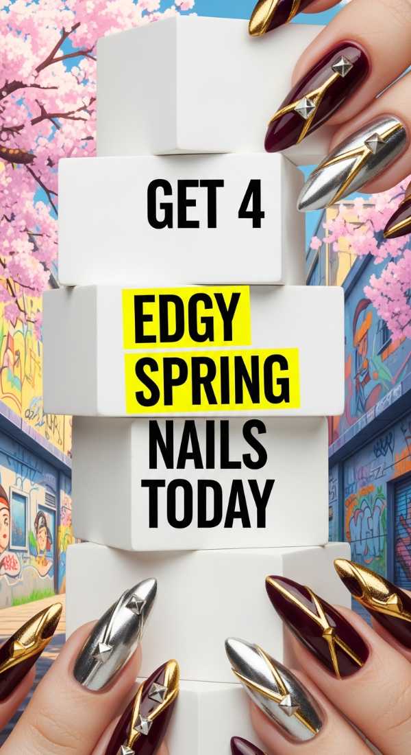 Get 4 Edgy Spring Nails Today 69e52877bb5d9