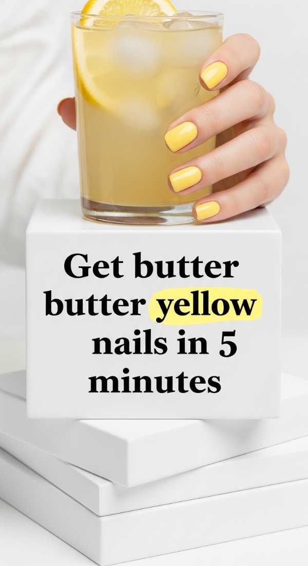 Get Butter Yellow Nails In 5 Minutes 69efb15c0fb55
