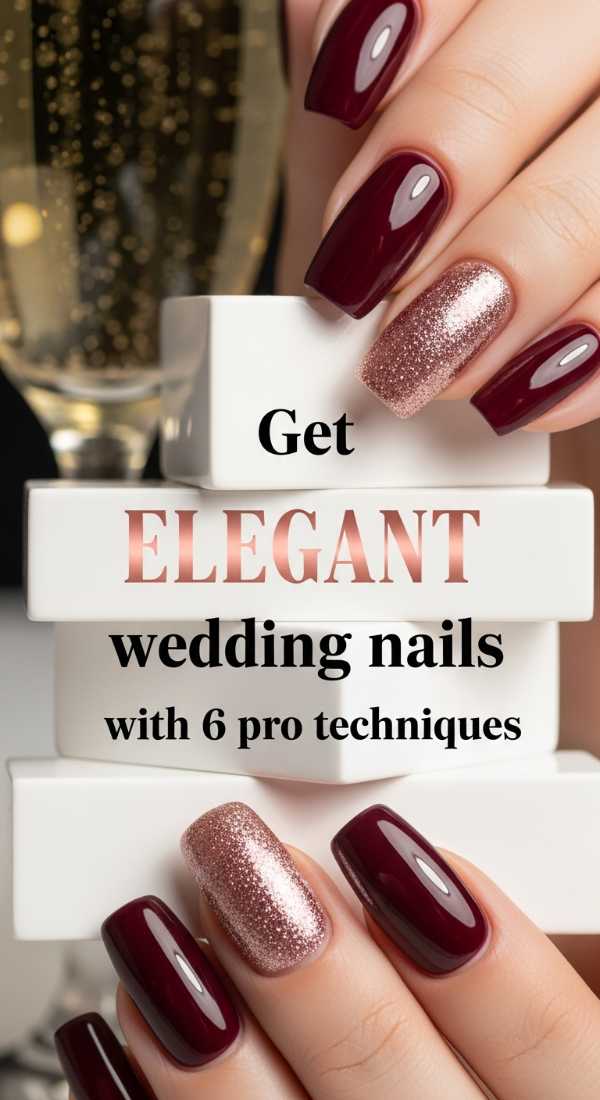 Get Elegant Wedding Nails With 6 Pro Techniques 69ef98ded6f65