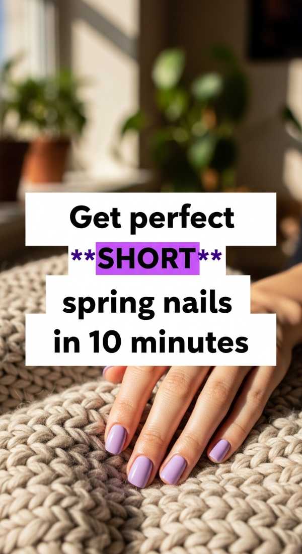 Get Perfect Short Spring Nails In 10 Minutes 69e5286d63bc6