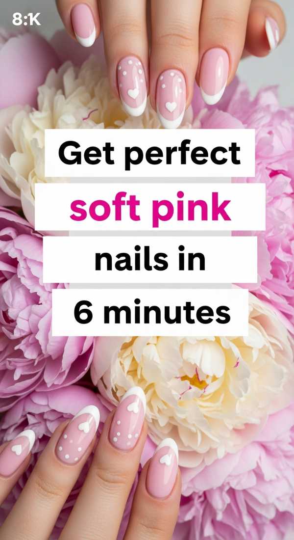 Get Perfect Soft Pink Nails In 6 Minutes 69e7801a116b9