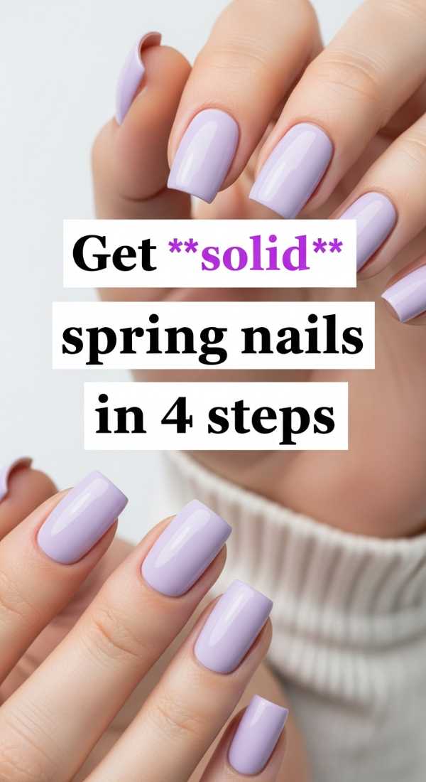 Get Solid Spring Nails In 4 Steps 69efaf7415afd
