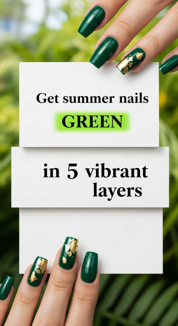 Get Summer Nails Green In 5 Vibrant Layers 69e6624b68db0